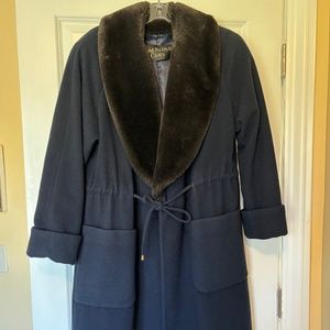 Ann Klein navy coat